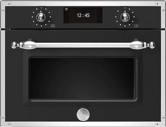 Bertazzoni F45 7 HER MW T NE Eingebauter Mikrowellenherd mit Grill 38Es Schwarz