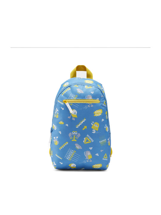 Reebok Small AOP Blue School Bag Backpack Kindergarten in Light Blue color