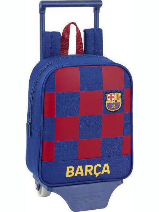 Safta Barcelona School Bag Trolley Kindergarten in Blue color