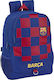 Safta Barcelona School Bag Backpack Junior High-High School in Blue color