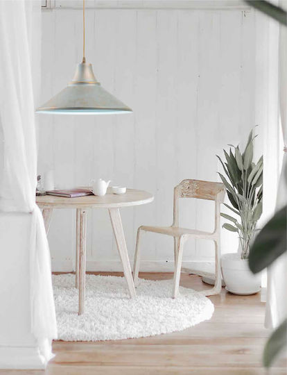 ArkoLight Pendant Light Turquoise with Socket E27 40x40cm