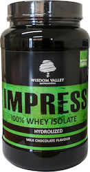 Wisdom Valley Impress 100% Whey Isolate Суроватъчна Протеин Без Глутен & Лактоза с Вкус на Млечен шоколад 1kg
