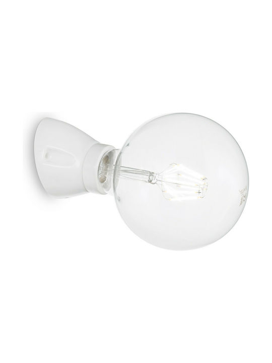 Ideal Lux Winery AP1 Lamp Wall White 7.5x7.5x6.8cm