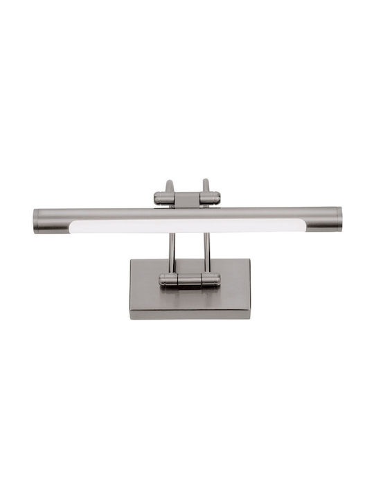 Inlight 1044-Γ Modern Wall Lamp with Integrated LED and Warm White Light Silver Width 19cm 1044-Γ-Νίκελ Ματ
