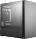 CoolerMaster Silencio S400 TG Jocuri Mini tower Cutie de calculator Negru