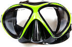 Xifias Sub Silicone Diving Mask Green 819