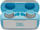 JBL Reflect Flow In-ear Bluetooth Handsfree Căști cu rezistență la transpirație și husă de încărcare Albastru