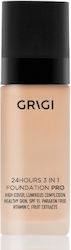 Grigi MakeUp Pro 24H 3 In 1 Foundation 30gr