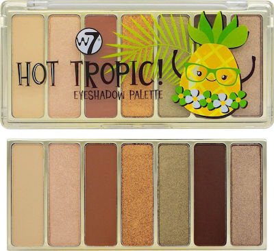 W7 Cosmetics Hot Tropic Lidschattenpalette in fester Form 90gr