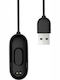 Charging Cable 1m Wearable Charger Mi Band 3/Mi Smart Band 4 Blackς