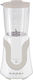 Beper Μπλέντερ με Ανοξείδωτη Κανάτα 500 ml 300W Λευκό BP.604