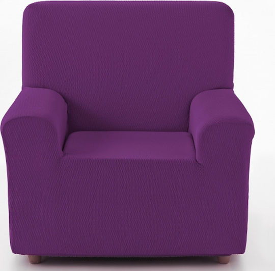 Mc Decor Tunez Ελαστικό Κάλυμμα Πολυθρόνας Μωβ 70cm