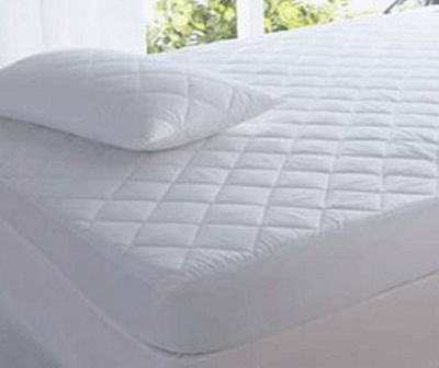 24home.gr Semi-Double Quilted Mattress Cover Fitted Καπιτονέ White 120x200cm