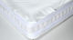 Greco Strom Single Jacquard Mattress Cover with Elastic Straps Antibacterial Membran Safety White 100x200cm