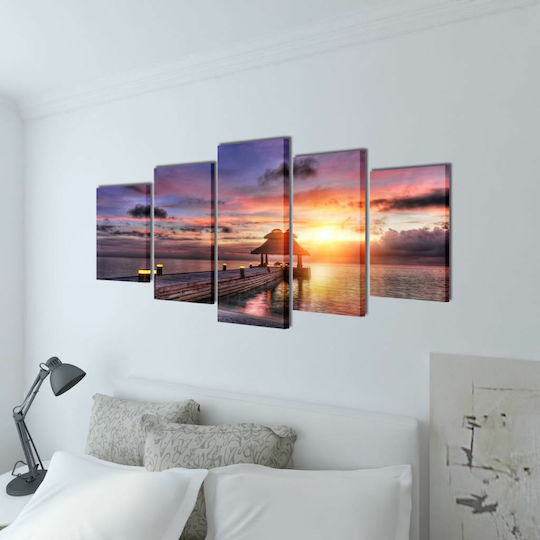 vidaXL Gemälde auf Leinwand 200x100cm