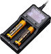 Fenix ​​Are-A2 Зарядно 2 за батерии Ni-Cd/Ni-MH Размер AA/AAA/18650/16340/26650/14500 в Черен цвят