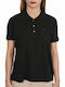 Lacoste Women's Polo Shirt Short Sleeve Black