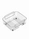 Pyramis Athena Over Sink Dish Draining Rack from Stainless Steel in Silver Color 37x31.5x12cm