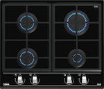 Teka GZC 64300 XBB Autonomous Cooktop with Liquid Gas Burners 60x51cm