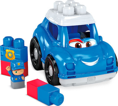 Mega Bloks Bausteine Peter Police Car für 1+ Jahr 6Stück