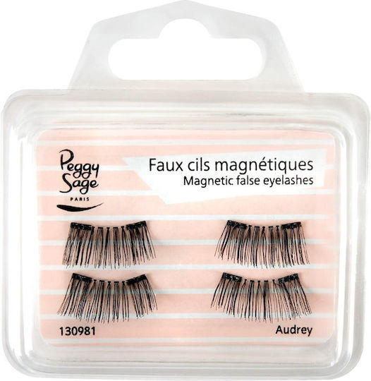 Peggy Sage Audrey Magnetische Wimpern Schwarz 2 Stück