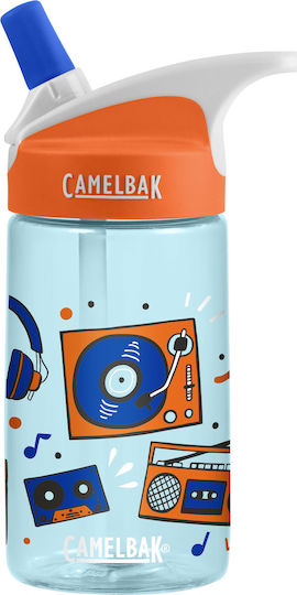 Camelbak Eddy+ Παιδικό Παγούρι Πλαστικό με Καλαμάκι Γαλάζιο 400ml