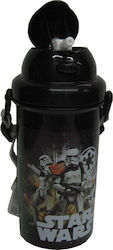 Graffiti Πλαστικό Παγούρι με Καλαμάκι Storm Trooper Star Wars 500ml