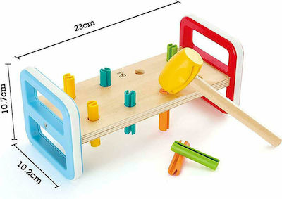 Hape Hammer Toy Rainbow Pounder made of Wood for 12++ Months