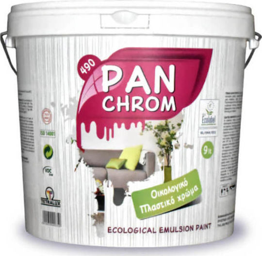 Tetralux Panchrom Plastic Ecological Paint for Interior Use White 9lt