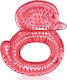 Lorelli Duck Teething Ring with Water made of Silicone for 3 m+ Pink 1pcs