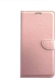 Synthetic Leather Wallet Rose Gold (Galaxy A70)