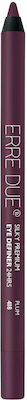 Erre Due Silky Premium Eye Definer 24hrs Eye Pencil 418 Plum