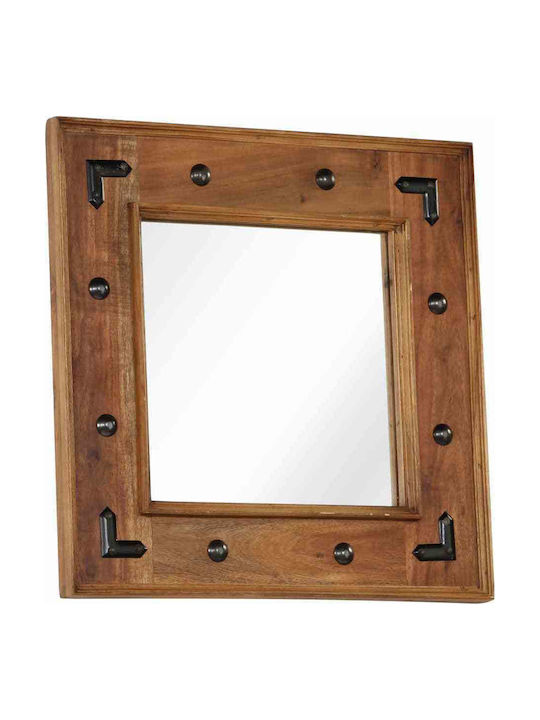 vidaXL 246307 Wall Mirror with Wooden Frame