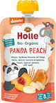 Holle Fruchtcreme Panda Peach Ροδάκινο, Βερίκοκο, Μπανάνα & Ντίνκελ Glutenfrei für 8m+ 100gr