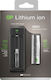GP Batteries L111 USB Φορτιστής Μπαταριών Li-ion Μεγέθους 18650/26650/14500 Σετ με 1x 18650 2600mAh