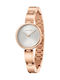 Calvin Klein Γυναικείο Ρολόι 32mm Μπαταρίας με Ροζ Χρυσό Μεταλλικό Μπρασελέ
