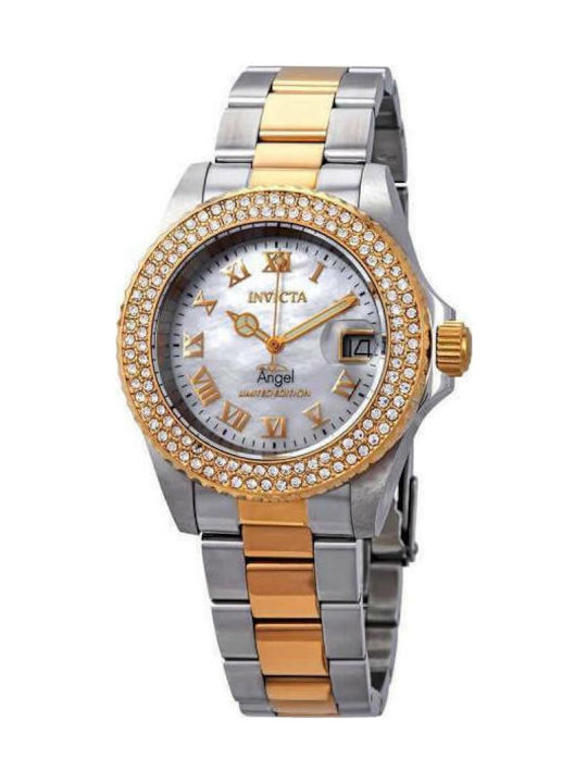 Invicta angel two online tone watch