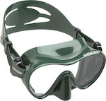 CressiSub Μάσκα Θαλάσσης F1 σε Πράσινο χρώμα