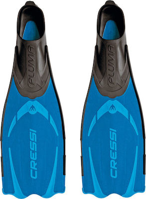 CressiSub Pluma Indepedent Scuba Diving Fins Medium Blue