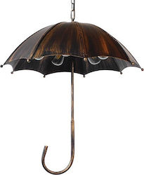 GloboStar Umbrella Pendant Chandelier Black