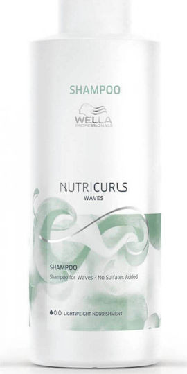 Wella Professionals Nutricurls Curl Лек Шампоан За Възстановяване/Подхранване За Къдравa Коса 1000ml