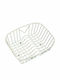 Sanitec Νο 2 Over Sink Dish Draining Rack from Stainless Steel in Silver Color 33x32cm