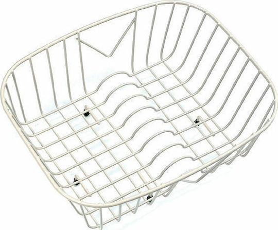 Sanitec No 4 Sită Pentru Chiuvetă Inox Argintie 39x30cm