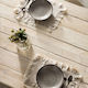 Gofis Home Dancy Platzdeckchen Stoff Beige 50x35cm 2Stück