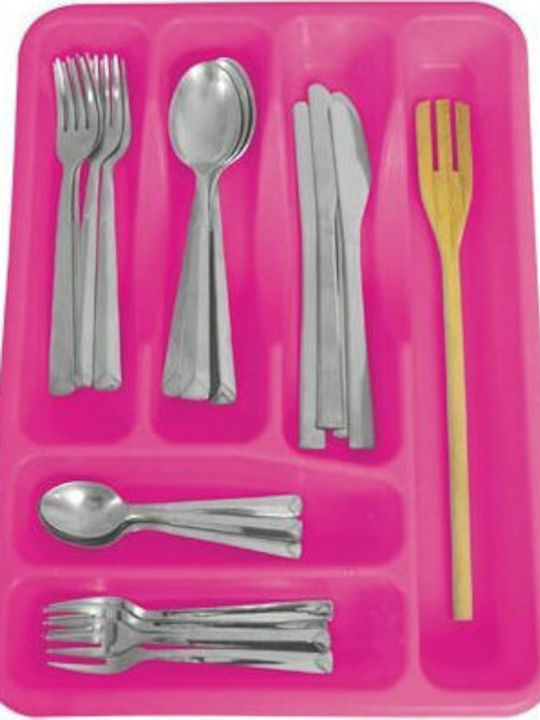 Et Plast 00224 Drawer Dividers Plastic in Pink Colour 30x40x7cm