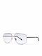 Bob Sdrunk Arnold Damen Sonnenbrille mit Silber Metall Gestell und Gray Linse