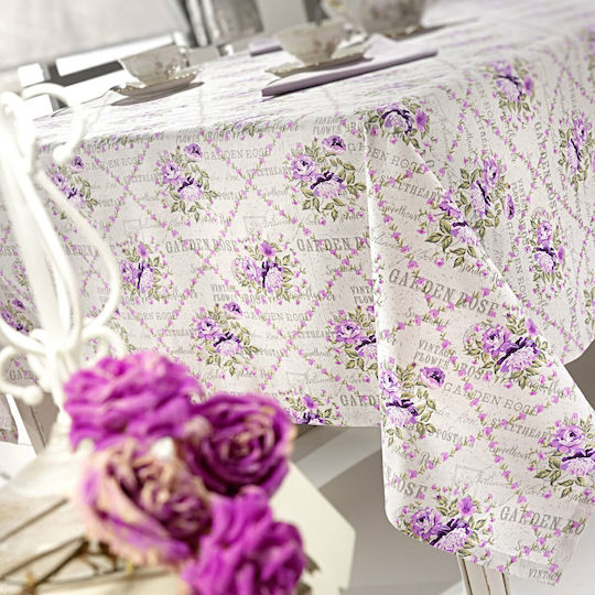 Nima Поставка Garden Rose Lilac Сервизи за маса Текстил Розов 50x30см 2бр