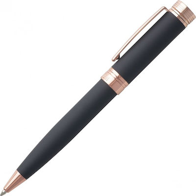 Cerruti Στυλό Ballpoint με Μπλε Mελάνι Zoom Rose Gold