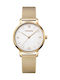 Wenger Metropolitan Donnissima Womens Watch 38mm Battery Gold