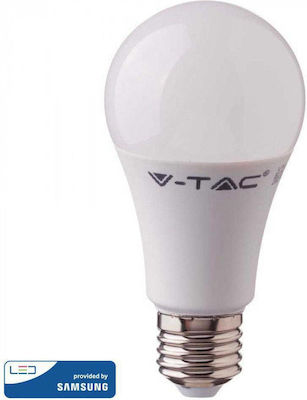 V-TAC VT-212 Λάμπα LED για Ντουί E27 και Σχήμα A60 Ψυχρό Λευκό 1055lm